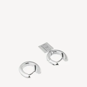 Boucles d’oreilles Saint-Germain pour femme, en argent brillant