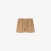 Boxer femme coupe trapèze, couleur beige sable Boxer femme coupe trapèze, couleur beige sable