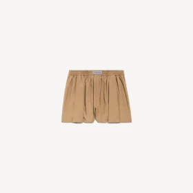 Boxer femme coupe trapèze, couleur beige sable