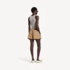 Boxer femme coupe trapèze, couleur beige sable Boxer femme coupe trapèze, couleur beige sable
