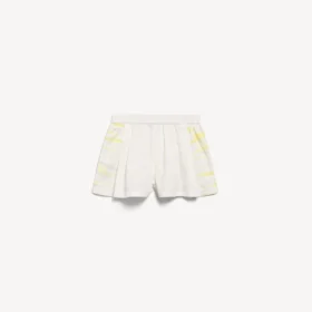 Boxer femme coupe trapèze « Extreme Tie Dye » blanc/jaune