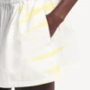 Boxer femme coupe trapèze « Extreme Tie Dye » blanc/jaune