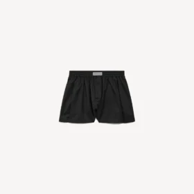 Boxer femme coupe trapèze noir