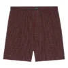 Boxer à imprimé micro-tartan « Red » 6584004A8B76464