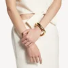 Bracelet Eisa pour femme, doré brillant
