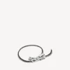 Bracelet à fermeture éclair à faire soi-même, disponible en argent brillant/argent vieilli/noir