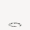 Bracelet gourmette avec icône BB Icon en argent vieilli