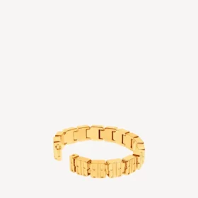 Bracelet nano à mini-maillons pour femme, doré brillant