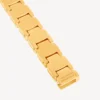 Bracelet nano à mini-maillons pour femme, doré brillant