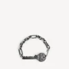 Bracelet Neverlost pour homme en argent vieilli
