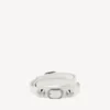 Bracelet triple City pour femme, blanc optique/argent brillant Bracelet triple City pour femme, blanc optique/argent brillant