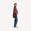 Cape courte pour femme, couleur bordeaux Cape courte pour femme, couleur bordeaux