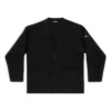 Cardigan FW23 « Tricot en laine double face noir » 771671T16751000