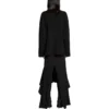Cardigan FW23 « Tricot en laine double face noir » 771671T16751000