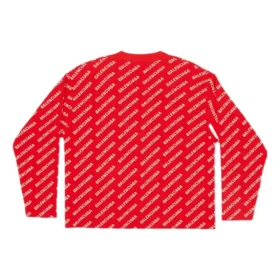 Cardigan Mini Allover Logo « Red White » 699822T32336090