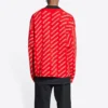 Cardigan Mini Allover Logo « Red White » 699822T32336090