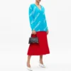 Cardigan à monogramme et logo, coupe ample « Bleu » 625330T31784661