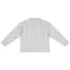 Cardigan à petits logos sur toute la surface « Light Grey White » 699822T32331461