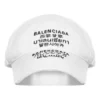 Casquette avec logo « Langues » « Blanc Noir » 641238-310B2-9060