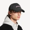 Casquette Balenciaga DIY pour homme, noire
