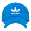 Casquette Balenciaga x adidas Trefoil avec logo Balenciaga « Blue White » 723749410B2-4877