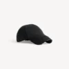 Casquette cloutée pour femme, noire