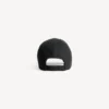 Casquette cloutée pour femme, noire