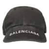 Casquette de baseball en Denim délavé avec logo « Noir/Blanc » 617160-4A2B4-1077