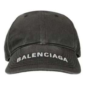 Casquette de baseball en Denim délavé avec logo « Noir/Blanc » 617160-4A2B4-1077 Casquette de baseball en Denim délavé avec logo « Noir/Blanc » 617160-4A2B4-1077