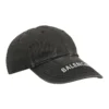 Casquette de baseball en Denim délavé avec logo « Noir/Blanc » 617160-4A2B4-1077