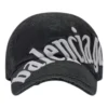 Casquette de baseball à logo en diagonale « Black White » 680738410B21077