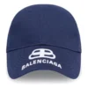Casquette de baseball à visière avec logo BB « Navy » 577548310B24177