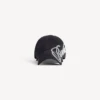 Casquette pour homme « Cursive » en noir délavé Casquette pour homme « Cursive » en noir délavé