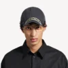 Casquette pour homme « Masking Tape » en noir délavé Casquette pour homme « Masking Tape » en noir délavé