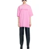 Casquette T-shirt coupe carrée « Rose » 651795TNVL15700