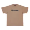 Casquette T-shirt coupe carrée « Tan » 651795TNVL17761