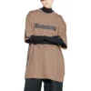 Casquette T-shirt coupe carrée « Tan » 651795TNVL17761