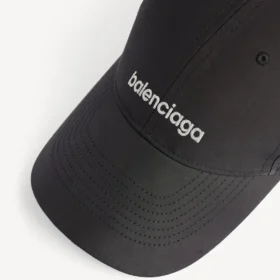 Casquette techwear pour homme, noire