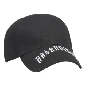 Casquette à visière Balenciaga avec logo « Tattoo » brodé « Black » 570102410B71077 Casquette à visière Balenciaga avec logo « Tattoo » brodé « Black » 570102410B71077