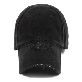 Casquette à visière vieillie « Black » 744300410B21077 Casquette à visière vieillie « Black » 744300410B21077