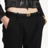 Ceinture Bolero B pour femme, noire