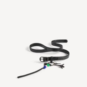 Ceinture City pour femme avec breloques  en noir