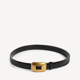 Ceinture Clicca pour femme, couleur noire