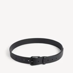 Ceinture de costume pour homme, noire