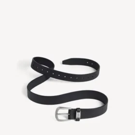 Ceinture de costume pour homme, noire