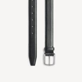 Ceinture habillée pour homme, noire