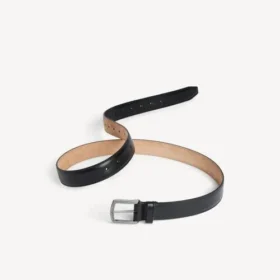 Ceinture habillée pour homme, noire