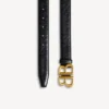 Ceinture Monaco pour femme, noire Ceinture Monaco pour femme, noire