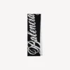 Écharpe « Big B » pour homme, noir/blanc