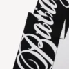 Écharpe « Big B » pour homme, noir/blanc